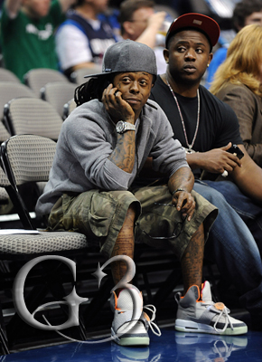 Lil Wayne Rapper Lil Wayne attends Game 4