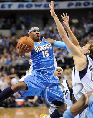 3 Carmelo Anthony with a playoff high of 41 points