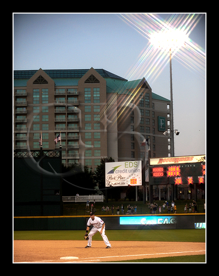 Frisco Roughriders first baseman Justin Smoak #12 Stars at Night - Frisco first baseman Justin Smoak #12