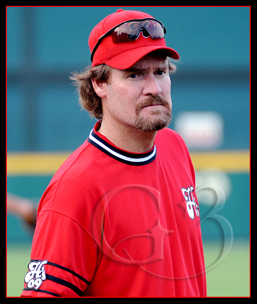 SPORT Baseball Former Boston Red Sox Hall of Famer Wade Boggs coaches at third base for the team Red Sox