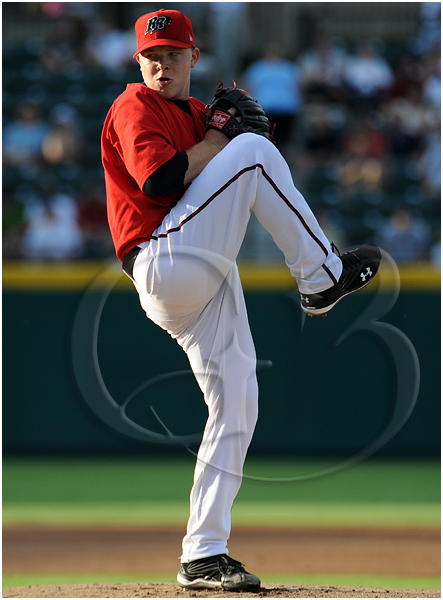 13 Frisco Roughriders pitcher Kasey Kiker #18 is the starting pitcher for the MiLB Texas League All-Star Game game for the South Division
