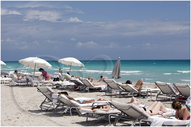 2 South Beach! Yes the water is really that color.