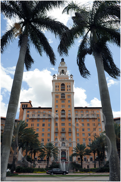 3 The Biltmore Hotel in Coral Gables is where a few movies including Bad Boys. The scene in the Al Capone suite where the girl is shot and Tea Leone jumps from the roof into the pool.