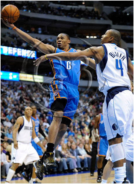 22 Russel Westbrook #0 Oklahoma City Thunder