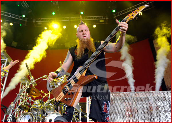 five7 Five Finger Death Punch at the Mayhem Festival in Dallas, TX 2010