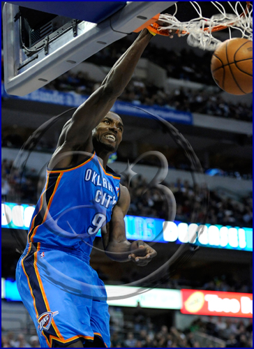13 Oklahoma City Thunder vs Dallas Mavericks Serge Ibaka