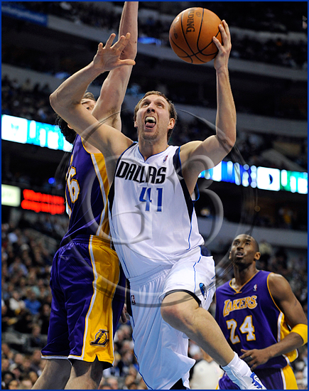 NBA: JAN 19 Lakers at Mavericks Dallas Mavericks v Los Angeles Lakers Dirk Nowitzki