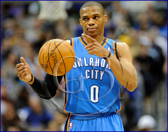 8 Oklahoma City Thunder vs Dallas Mavericks Russell Westbrook