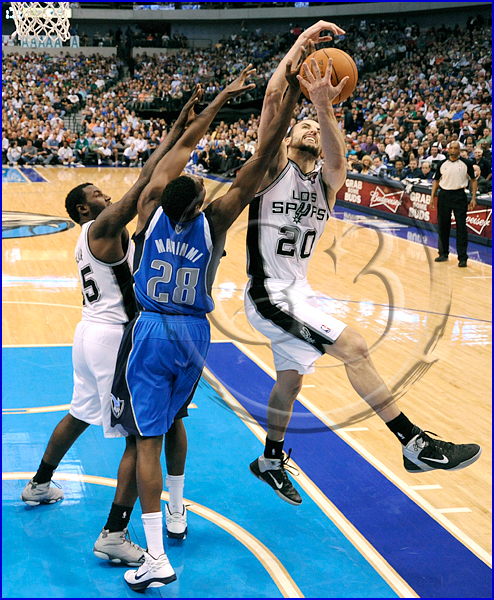 NBA: MAR 18 Spurs at Mavericks Manu Ginobli