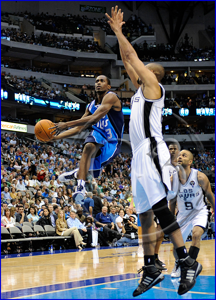 NBA: MAR 18 Spurs at Mavericks San Antonio Spurs vs Dallas Mavericks Roddy Beaubois