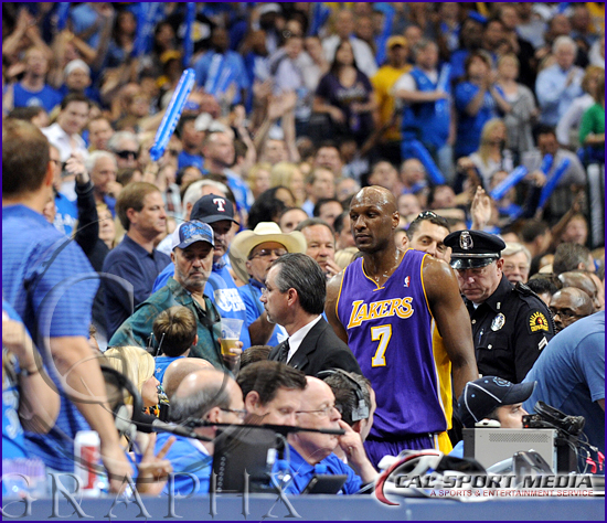NBA 2011: Western Conference Playoffs Lakers vs Mavericks MAY 08 Los Angeles Lakers v Dallas Mavericks Playoffs Lamar Odom