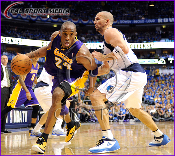 NBA 2011: Lakers vs Mavericks MAY 06 Los Angeles Lakers v Dallas Mavericks Western Conference Playoffs Kobe Bryant