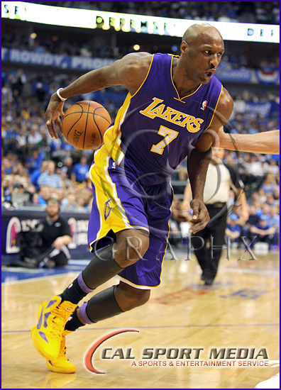 NBA 2011: Western Conference Playoffs Lakers vs Mavericks MAY 08 Los Angeles Lakers v Dallas Mavericks Playoffs Lamar Odom