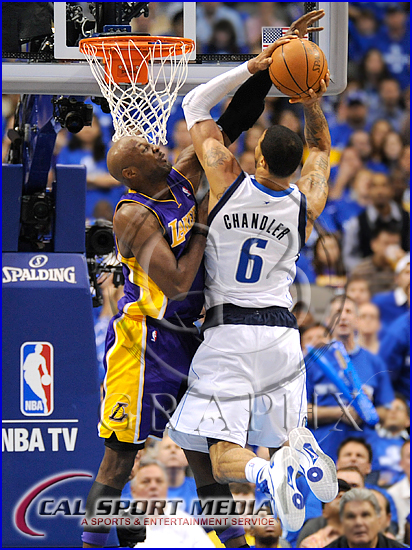 NBA 2011: Lakers vs Mavericks MAY 06 Los Angeles Lakers v Dallas Mavericks Playoffs Tyson Chandler
