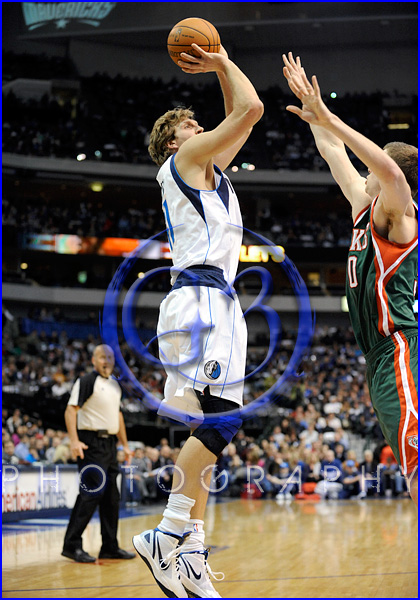 NBA 2012: Bucks vs Mavericks JAN 13 NBA Milwaukee Bucks vs Dallas Mavericks JAN 13 Dirk Nowitzki