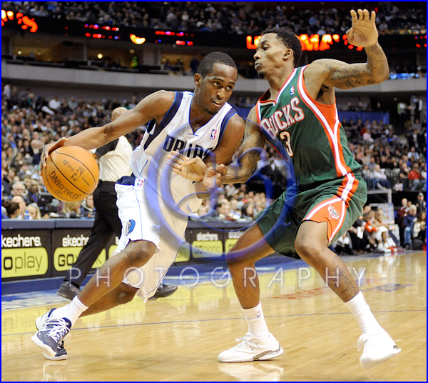 NBA 2012: Bucks vs Mavericks JAN 13 NBA Milwaukee Bucks vs Dallas Mavericks JAN 13 Roddy Beaubois