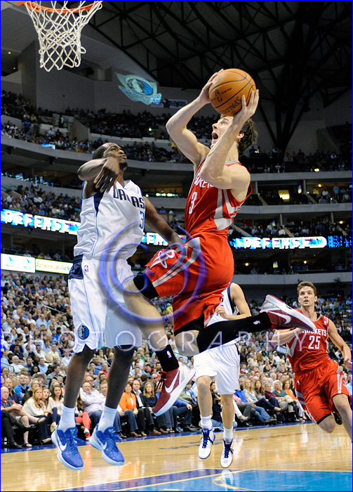 NBA 2012: Rockets vs Mavericks MAR 27 Goran Dragic - Houston Rockets