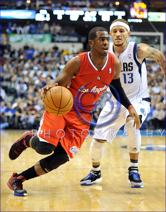 NBA 2012: Clippers vs Mavericks FEB 13 Chris Paul, CP3 - Los Angeles Clippers